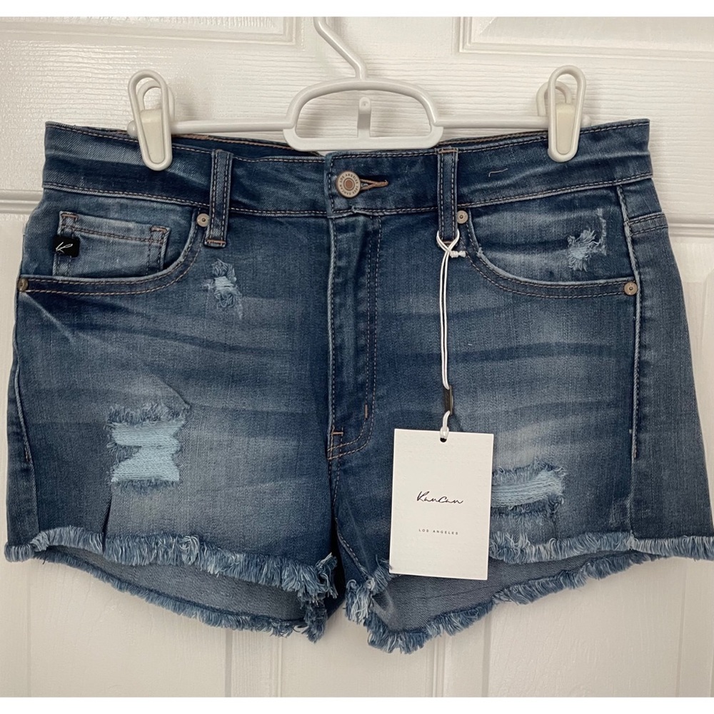 Denim cut off shorts NWT